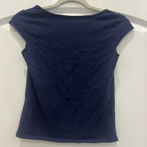 Brandy Melville Navy blue Ella Top - Picture 3 of 3